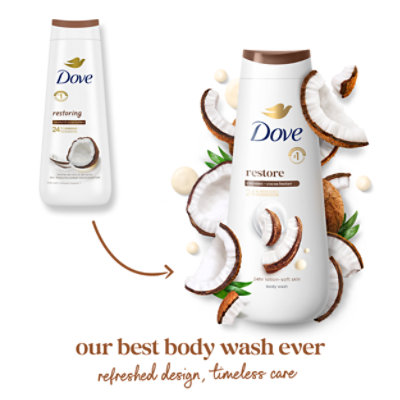 Dove Restoring Coconut and Cocoa Butter Body Wash - 20 Oz - Image 5