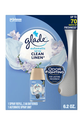 Glade Clean Linen Automatic Spray Air Freshener Refill - 6.2 Oz - Image 2