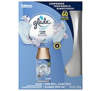 Glade Automatic Spray Holder and Clean Linen Refill Starter Kit 10.2 oz 1 6.2 oz Refill