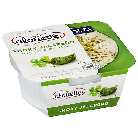 Alouette Cheese Soft Spreadable Smoky Jalapeno - 6.5 Oz