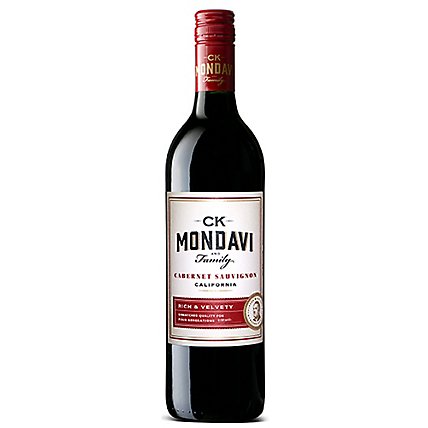 CK Mondavi Wine Cabernet Sauvignon California - 750 Ml - Image 2