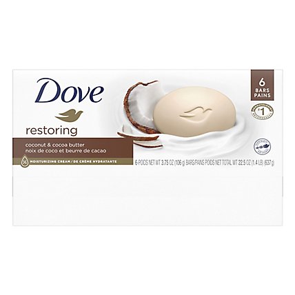 Dove Purely Pampering Beauty Bar Coconut Milk - 6-4 Oz - Image 5