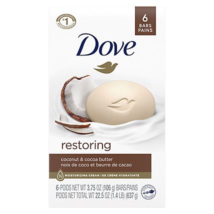 Dove Purely Pampering Beauty Bar Coconut Milk - 6-4 Oz - Image 2