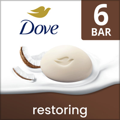 Dove Purely Pampering Beauty Bar Coconut Milk - 6-4 Oz - Image 1