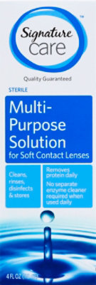 Signature Select/Care Solution Soft Contact Lenses Multi Purpose Sterile - 4 Fl. Oz. - Image 2