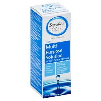 Signature Care Solution Soft Contact Lenses Multi Purpose Sterile - 4 Fl. Oz.