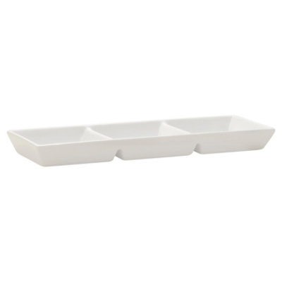 Bia Rectangle 3-Section Tray - Each