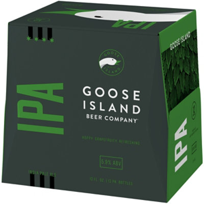 Goose Island IPA Craft Beer India Pale Ale Bottles - 12-12 Fl. Oz. - Image 1