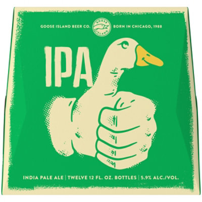 Goose Island IPA Craft Beer India Pale Ale Bottles - 12-12 Fl. Oz. - Image 3