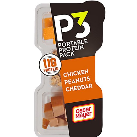 Oscar Mayer P3 Portable Protein Pack Chicken Peanuts Cheddar - 2 Oz