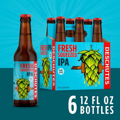 Deschutes Brewery Beer IPA Bond Street Series Fresh Squeezed Bottles - 6-12 Fl. Oz.