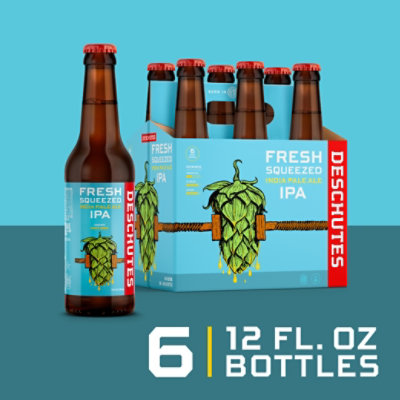 Deschutes Brewery Beer IPA Bond Street Series Fresh Squeezed Bottles - 6-12 Fl. Oz. - Image 2