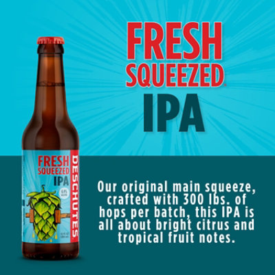 Deschutes Brewery Beer IPA Bond Street Series Fresh Squeezed Bottles - 6-12 Fl. Oz. - Image 3