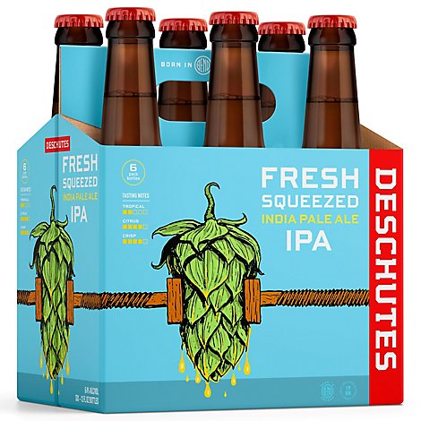 Deschutes Brewery Beer IPA Bond Street Series Fresh Squeezed Bottles - 6-12 Fl. Oz.