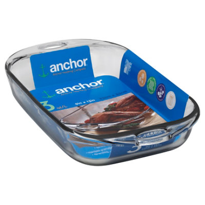 Anchor Bakeware Oversized Handles 9 x 13 Inch 3 Quart - Each - Image 1