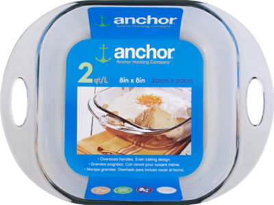 Anchor Bakeware Oversized Handles 8 x 8 Inch 2 Quart - Each - Image 2