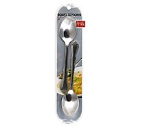 Good Cook Soup Spoon Stainless Steel 2Pk - Each