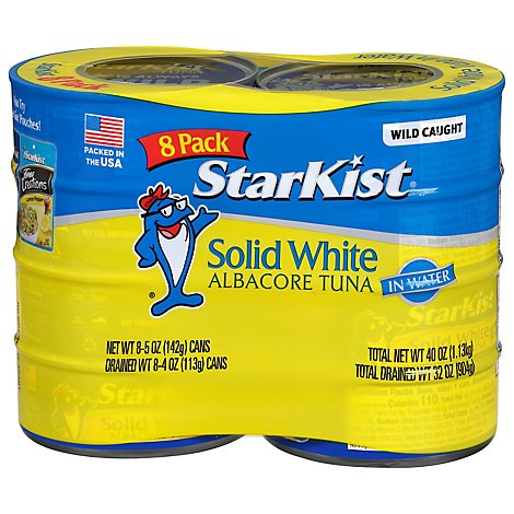 StarKist Tuna Albacore Solid White in Water Cans - 8-5 Oz