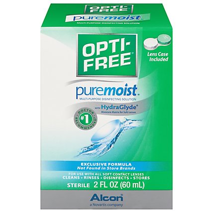Alcon Opti-Free Pure Moist Disinfecting Solution Multi-Purpose - 2 Fl. Oz. - Image 3