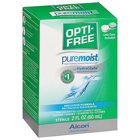 Alcon Opti-Free Pure Moist Disinfecting Solution Multi-Purpose - 2 Fl. Oz.