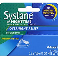 Systane Eye Ointment Lubricant Overnight Relief - 0.125 Oz - Image 2