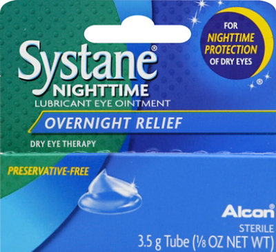 Systane Eye Ointment Lubricant Overnight Relief - 0.125 Oz - Image 2