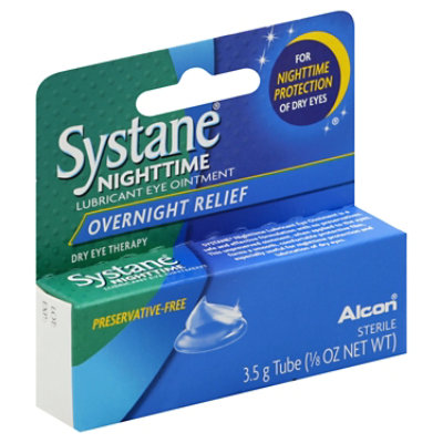 Systane Eye Ointment Lubricant Overnight Relief - 0.125 Oz