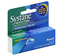 Systane Eye Ointment Lubricant Overnight Relief - 0.125 Oz