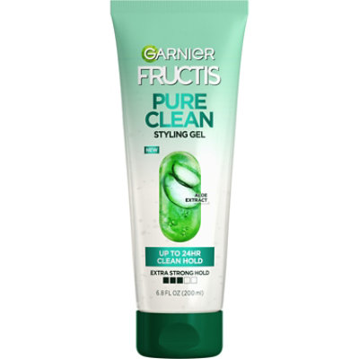 Garnier Fructis Pure Clean Up to 24 Hours Clean Hold Styling Gel - 6.8 Fl. Oz.