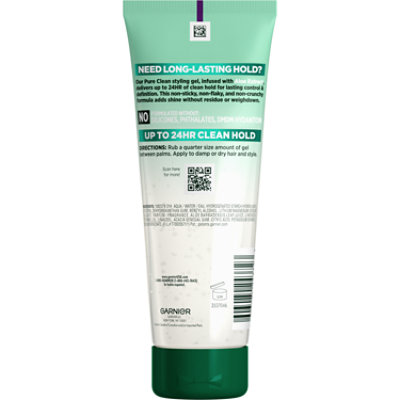 Garnier Fructis Pure Clean Up to 24 Hours Clean Hold Styling Gel - 6.8 Fl. Oz. - Image 2