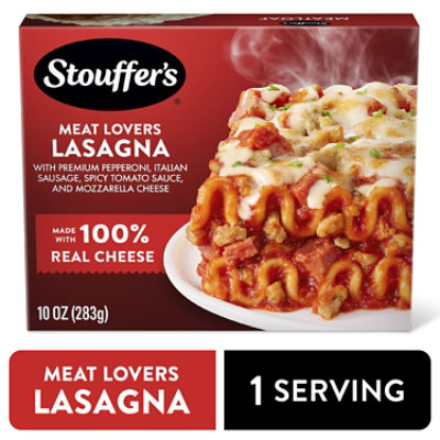 STOUFFERS Classics Meal Lasagna Meat Lovers - 10 Oz