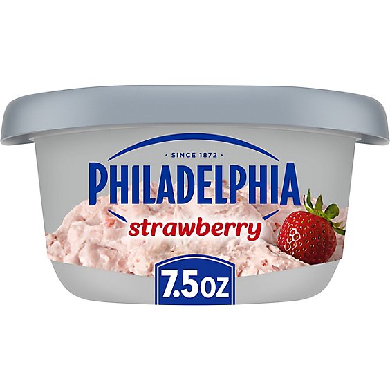 Philadelphia Strawberry Cream Cheese Spread Tub - 7.5 Oz