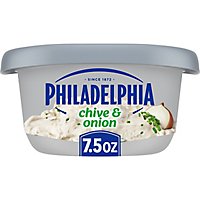 Philadelphia Chive & Onion Cream Cheese Spread Tub - 7.5 Oz - Image 1