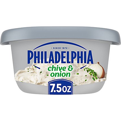 Philadelphia Chive & Onion Cream Cheese Spread Tub - 7.5 Oz - Image 3