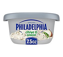Philadelphia Cream Cheese Spread Chive & Onion - 8 Oz