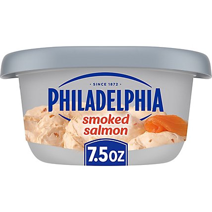 Philadelphia Cream Cheese Spread Soft Salmon - 8 Oz - Image 1
