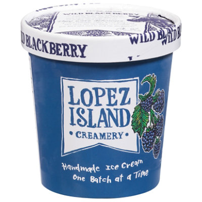 Lopez Island Creamery Ice Cream Wild Blackberry 1 Pint - 473 Ml - Image 3