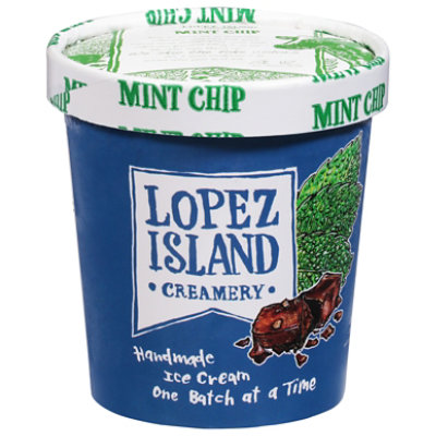 Lopez Island Creamery Mint Chip Ice Cream - 1 Pint - Image 3