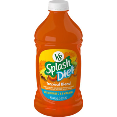 V8 Splash Diet Tropical Blend Flavored Juice Beverage - 64 Fl Oz - Image 1