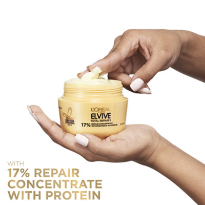L'Oreal Paris Elvive Total Repair 5 Damage Erasing Balm Rinse-Out Treatment - 8.5 Fl. Oz. - Image 5