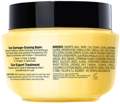 L'Oreal Paris Elvive Total Repair 5 Damage Erasing Balm Rinse-Out Treatment - 8.5 Fl. Oz. - Image 3