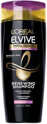 L'Oreal Paris Elvive Total Repair Extreme Renewing Shampoo for Damaged Hair - 12.6 Fl. Oz. - Image 1