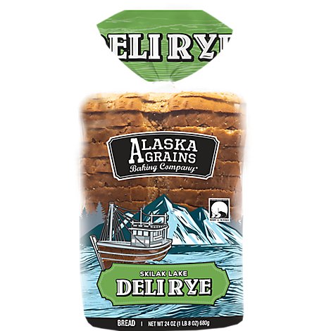 Alaska Grains Baking Co Bread Deli Rye - 24 Oz
