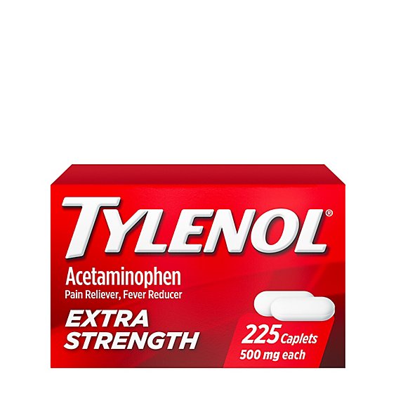 Tylenol Extra Strength Acetaminophen Caplets - 225 Count