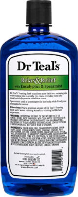 Dr Teals Foaming Bath Epsom Salt Pure Relax & Relief With Eucalyptus & Spearmint - 34 Fl. Oz. - Image 5