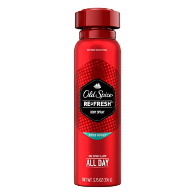 Old Spice Red Zone Collection Body Spray Pure Sport - 3.75 Oz