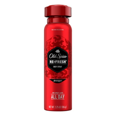 Old Spice Red Zone Collection Body Spray Swagger Scent - 3.75 Oz.