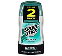 Speed Stick Deodorant Regular Value 2 Pack - 2-3 Oz