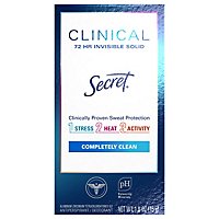 Secret Clinical Strength Antiperspirant Deodorant Invisible Solid Completely Clean - 1.6 Oz - Image 3