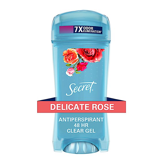 Secret Fresh Clear Gel Antiperspirant Deodorant Rose Scent - 2.6 Oz